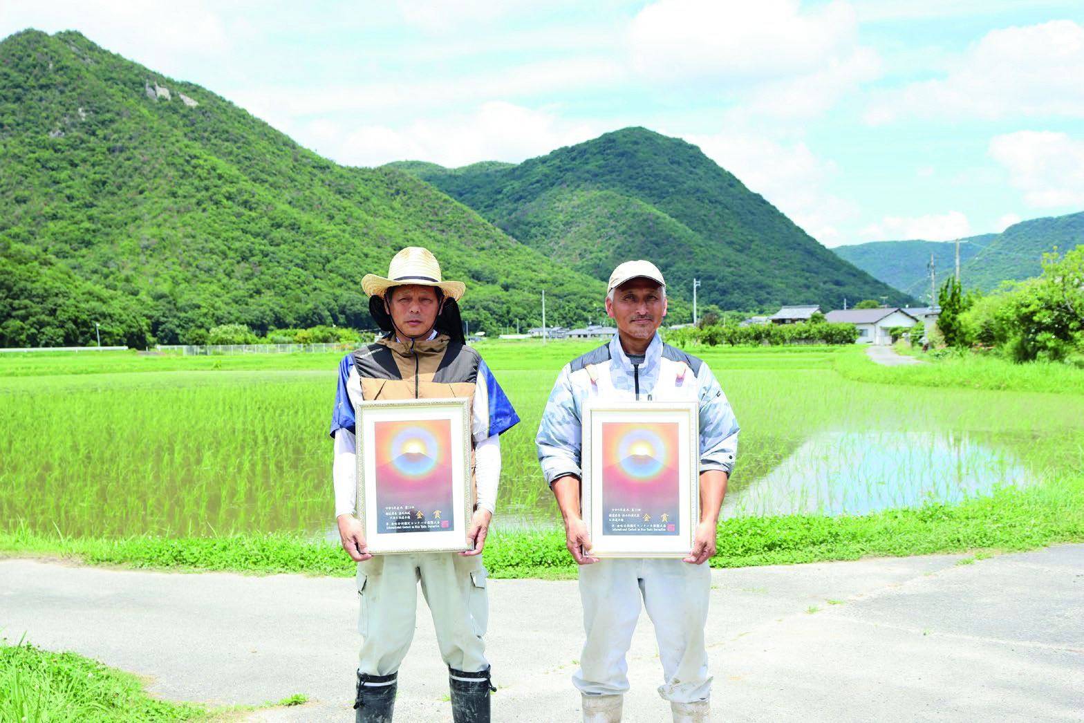 岡山県和気町でお米を育てる和気清麻呂米グループの生産者